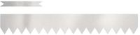 vidaXL Grasafscherming - 20 stuks - 100 x 0,05 x 15 cm - Roestvrij staal - Zilver