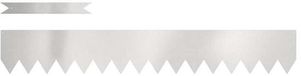 vidaXL Grasafscherming - 20 stuks - 100 x 0,05 x 15 cm - Roestvrij staal - Zilver