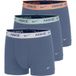 Nike Essential Cotton Stretch Trunk Boxershorts Heren - Blauw, Oranje, Maat L (3-Pack)