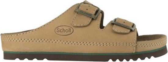 Scholl Air Bag Nubuck Unisex Mules - Cuoio - Size 38