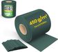 vounot Privacyscherm, PVC-hek, 450 g/m², inkijkbescherming voor tuin, verduisteringsfolie, 19 cm x 70 m, met 40 bevestigingsclips voor gaaspanelen, stijve hekken, groen