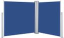 vidaXL Windscherm uittrekbaar 100x600 cm Blauw