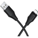 HOCO X124 Câble de données et de charge USB-A - Lightning, 18W, 1m, Noir