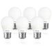 SIGMALED LIGHTING - LED lamp E27 6W (gelijk aan 50W) - Warm wit licht (2800K) - 550 lumen - Kleine gloeilamp Bol G45 LED - Verpakking van 6