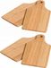 Cosy & Trendy Snijplanken/serveerplanken - Set van 6x - 28 x 14 cm - hout