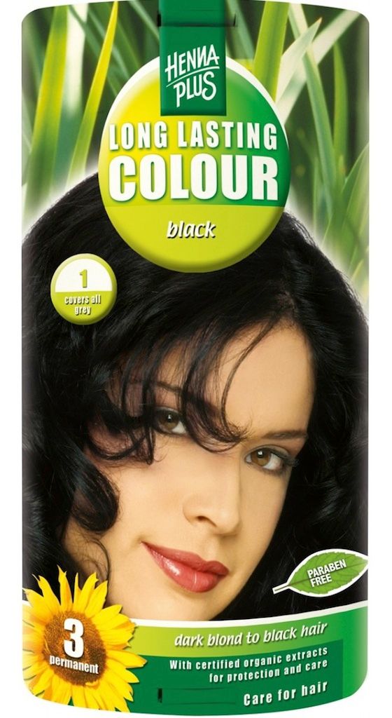 Hennaplus Long Lasting Colour 1 Black 100ml