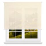Rolgordijn, lichtdoorlatend, glad, beige, 100 x 250 cm (b x l), stofmaat 97 x 245 cm