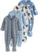 Next - Jongens - Set van 4 microfleece babyslaapzakken met tweewegritssluiting - Blauw