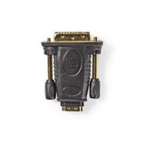 Nedis CVGB34912BK - Audio Adapter - Goud, Zwart