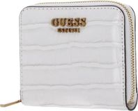 GUESS Laurel SLG Small Zip Around Wallet Stone Crème