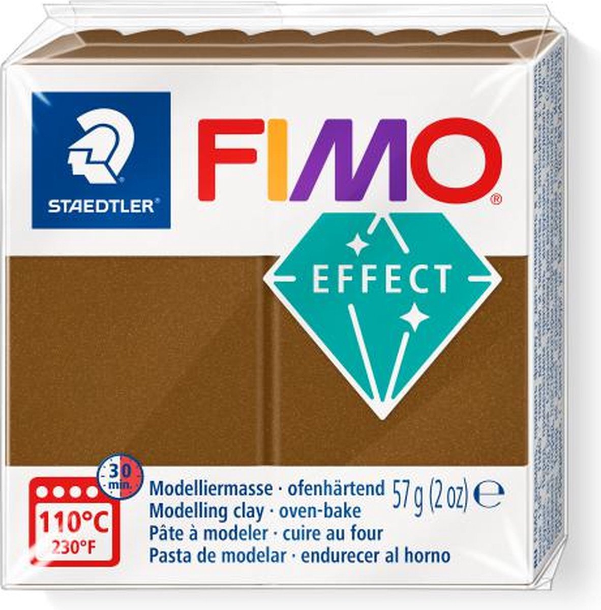 Fimo effect Bronzen metaal nr. 71