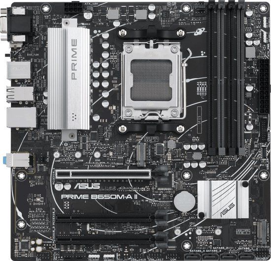 ASUS PRIME B650M-A II-CSM moederbord AMD B650 Socket AM5 micro ATX