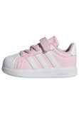 adidas Street Talk Shoes Kids schoenen, uniseks, kinderen, Roze transparant Ftwr wit grijs twee, 22 EU