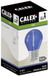 Calex Lampe à culot E27 LED sphérique Bleu 0.5-1W 17Lm 220-240V G45