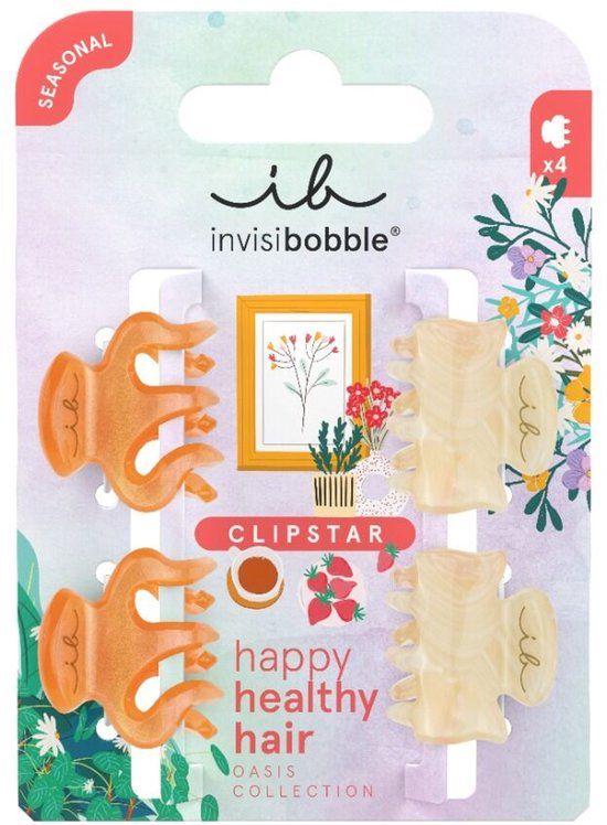 Invisibobble Clipstar Oasis Petit Citrus XS Haarclip
