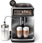 Philips Saeco Xelsis Suprema Volautomatische Espressomachine - met Wifi-Connectiviteit, 22 Koffievariaties, 7,8 inch Intuïtief Touchdisplay, 8 Gebruikersprofielen, Molen met Keramisch Maalwerk (SM8889/00)