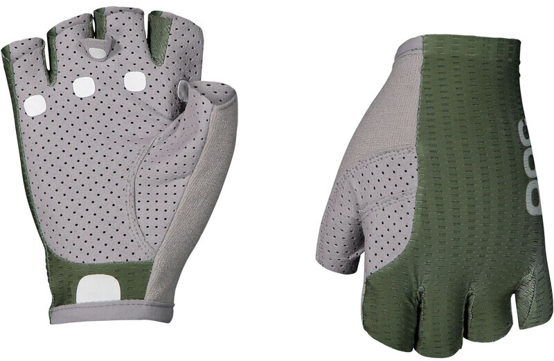 POC Agile Korte vinger handschoenen, olijf/grijs