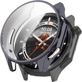Strap-it Schokabsorberend TPU hoesje - soft case geschikt voor OnePlus Watch 3 (grijsblauw)