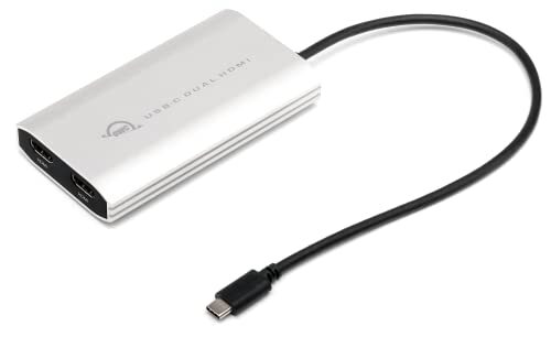 OWC Adaptateur DisplayLink USB-C vers Dual HDMI 2.0 4K pour Mac M1 OWCCADPDL2HDMI