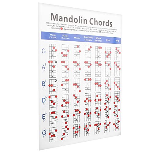 Shanrya Mandoline-akkoorden, gecoate praktische mandoline-akkoorden voor beginners