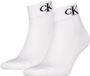 Merkloos Heren Quarter Sokken - 2-Pack met Monogram