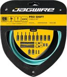Jagwire 2X Pro Shift Schakelkabel Set, bianchi celeste