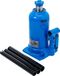 Cric hydraulique, double cylindre, 5 tonnes, bleu/gris