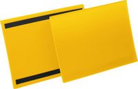DURABLE identificatiezakje, geel/transparant, 297 x 210 mm, 50 stuks
