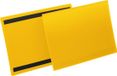 DURABLE identificatiezakje, geel/transparant, 297 x 210 mm, 50 stuks