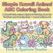 Simple Kawaii Animal ABC Coloring Book
