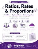 Ratios, Rates & Proportions Workbook for Grades 6-7
