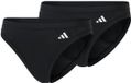 adidas Sportswear 2PK BIKINI BRIEF - Sport Active Modal Comfort - Vrouwen - Zwart - Effen - 2 stuks