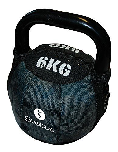 Sveltus Soft Kettlebell 6 kg - Zwart