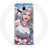 Maniacase Hoesje voor Samsung Galaxy A6 2018 Yamato One Piece Anime