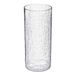 Atmosphera Bloemenvaas Frosted - bewerkt krakelee glas - D13 x H30 cm - cilinder - boeketvaas - 3 liter - Moderne stijl
