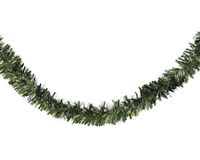Decoris guirlande lametta m 10x200cm en plastique, couleur vert
