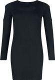 Outer Vision Jurk Anabela Dames Mini-jurk - Zwart - XL