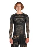 Venum Gorilla Jungle Rash Guard L/S Zwart Zand - XL
