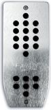 Simoni Racing Voetsteun Ergal - Geborsteld Aluminium/Zwart Rubber