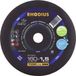 Rhodius 206265 Disque à tronçonner droit 180 mm 1 pièce(s) Acier