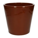 Pot en terre cuite cognac brun Ø 20 cm