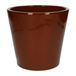 Pot en terre cuite cognac brun Ø 20 cm