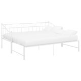 VidaXL Slaapbank Metaal Wit 90x200 cm
