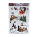 Christmas Gifts 88137 Kerststickers voor ramen, meerkleurig, 9 stuks