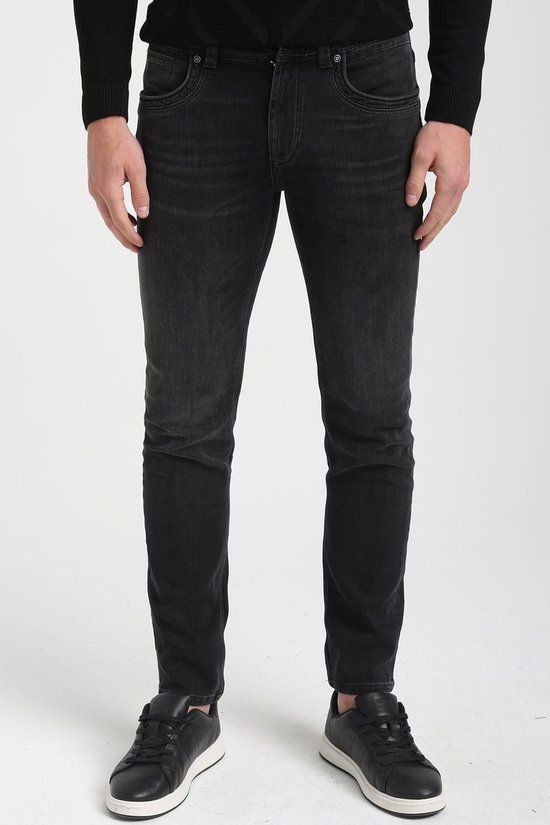 Gabbiano Atlantic Regular Fit Jeans - Black Used - Men