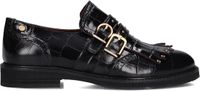 Fred de la Bretoniere Paris Eros Loafers Glanzend Croco Leer Zwart Maat 41