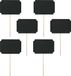 PartyDeco set de accessoires photo à écrire - Mariage - noir - set 12 pièces - 11 x 8 cm