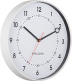 Karlsson Wandklok Fresco - Wit