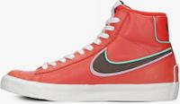 Nike Blazer Mid '77 Sneaker en tissu et caoutchouc, coupe haute, à lacets, blanc