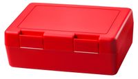 Lunchbox pour enfants – Sans BPA & Fabriqué en Allemagne – Lunchbox avec fermeture à clic sécurisée, lunchbox robuste pour enfants et adultes – standard rouge